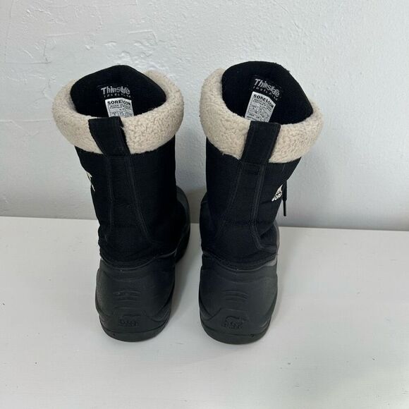 Sorel tall winter rubber snow boots size 9 - Picture 5 of 9